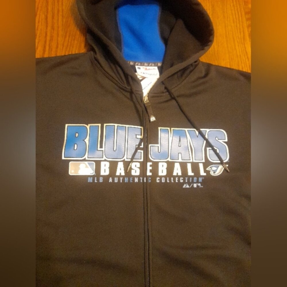Majestic - Toronto Blue Jays Hoodie Large -NWT - Picture 5 of 14